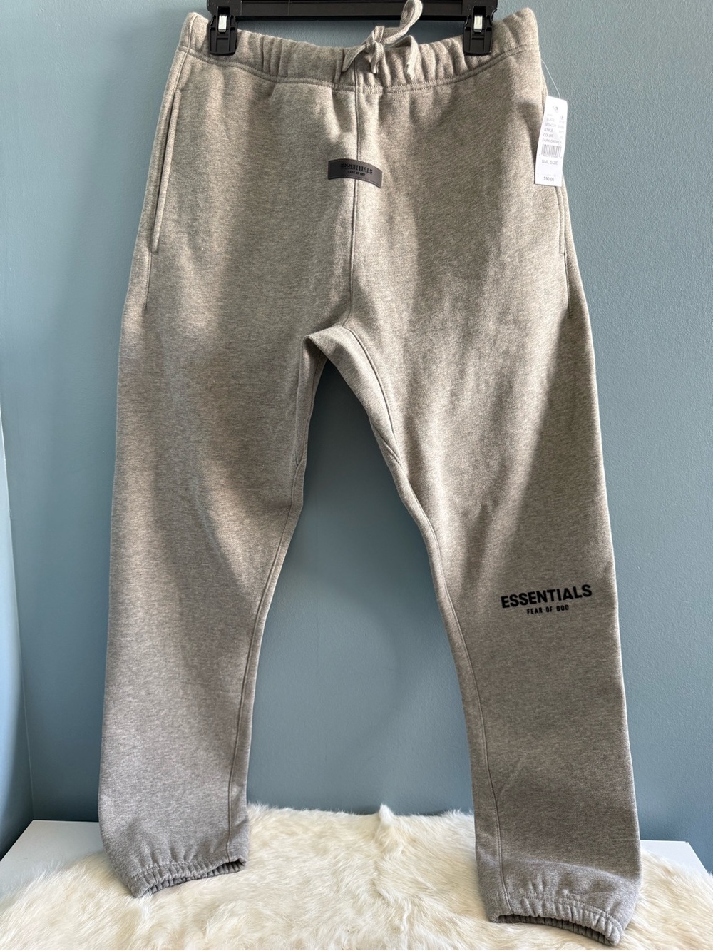 Fear of God Essentials Men’s Dark Oatmeal Sweatpants Joggers